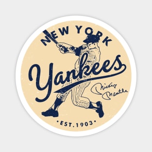 New York Yankees Mickey Mantle 2 by Buck Tee Magnet