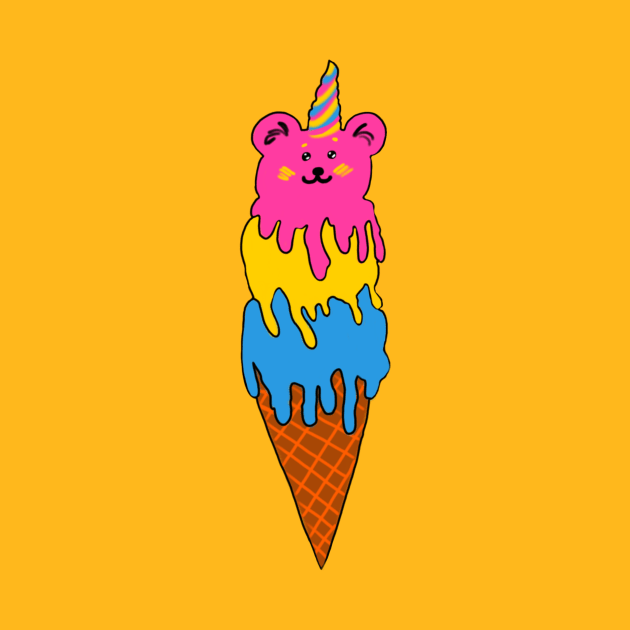 Pansexual Ice Cream by Witchvibes