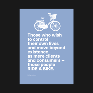 Bicycle Philosophy Design 001 - Wolfgang Sachs T-Shirt