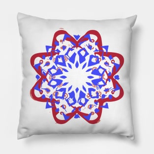 mandala Clamber drawingmandala Gamut paint Pillow