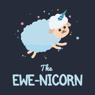 Cute Ewe Pun | Funny Unicorn T-Shirt