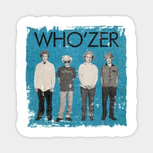 Golden Who'zer Weezer Magnet