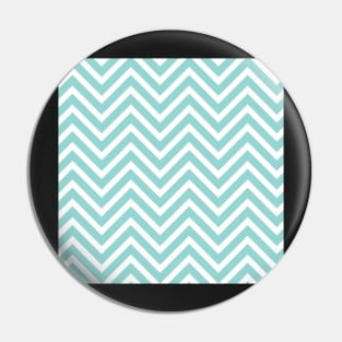 Light Blue Chevron Zig Zag Repeat Pattern Pin