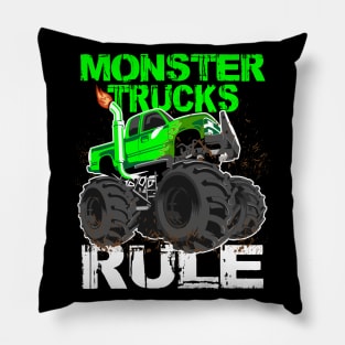 Vintage Monster Truck Lover This Is How I Roll Funny Gift Pillow