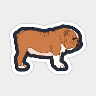 Bulldog Pocket Tee Magnet