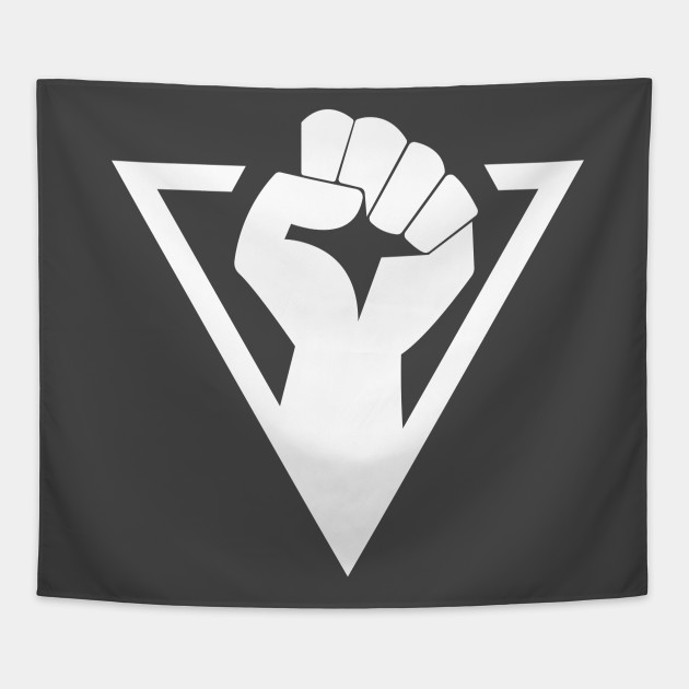 Detroit Become Human Fist Logo Black Lives Matter Tapestry Teepublic