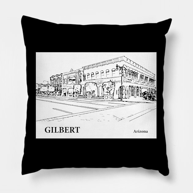 Gilbert - Arizona Pillow by Lakeric