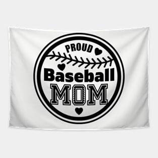 Proud Baseball Mom, Sports Gift Tapestry