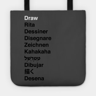 Draw translation Tote