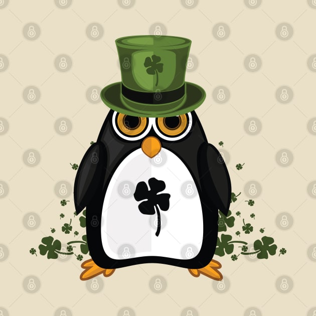 Saint Patrick's Penguin by adamzworld