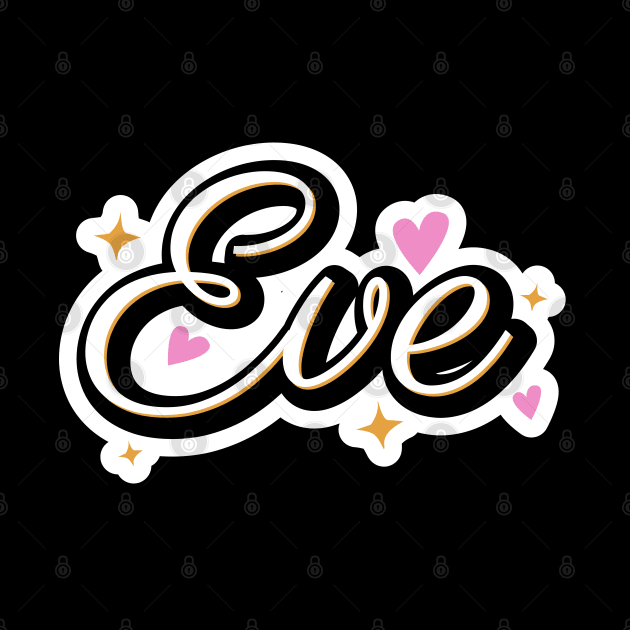 Eve name cute design by BrightLightArts