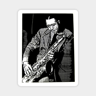 Lester Young Magnet