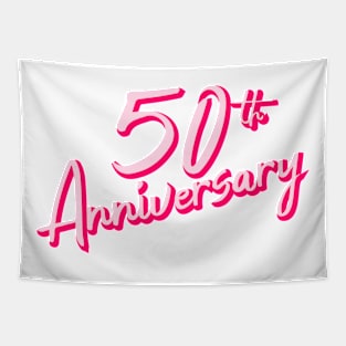 50th Anniversary Pinky Tapestry