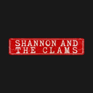 vintage retro plate Shannon and the Clams T-Shirt