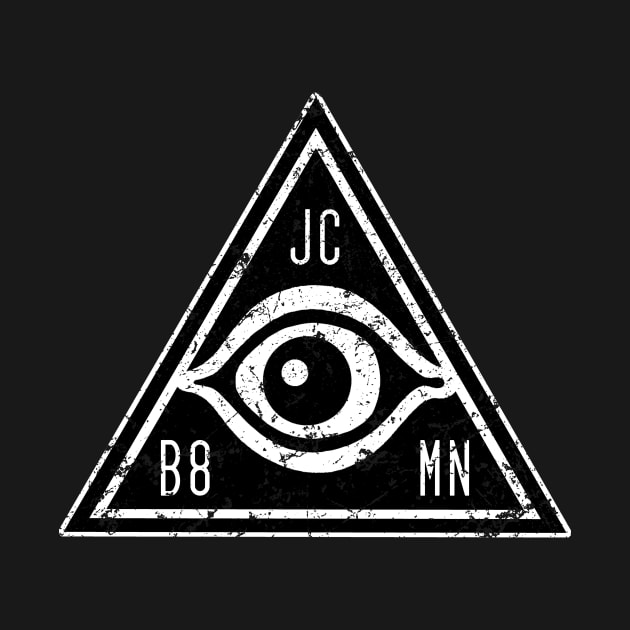 JC B8MN All-Seeing Eye Logo by Jen Bateman