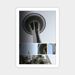 Seattle Space Needle Mosaic Magnet