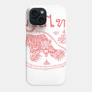 Muay Thai - Tiger Leap (Suea Phen) Edit Phone Case