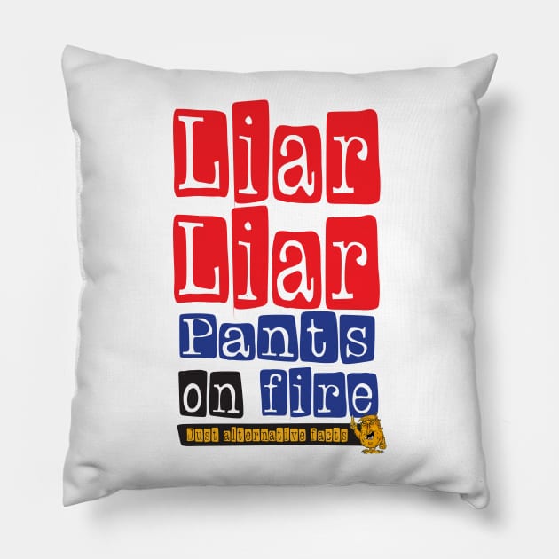 Liar! Pillow by brendanjohnson