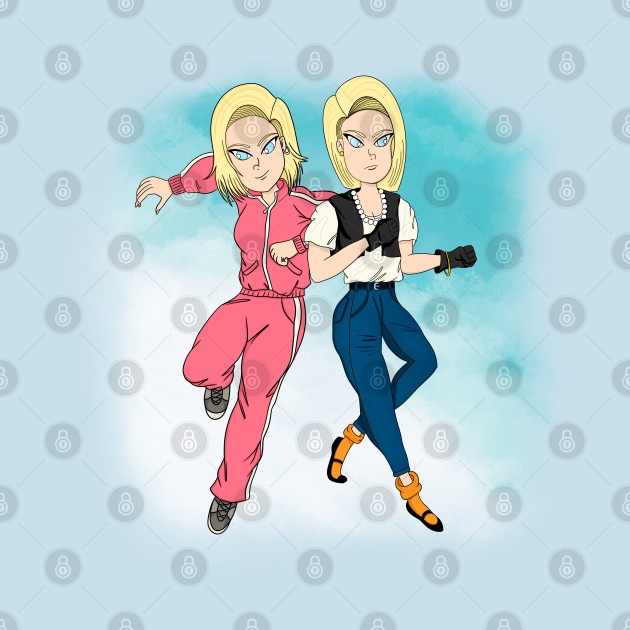 Android 18 - Then and Now by HazelGeek