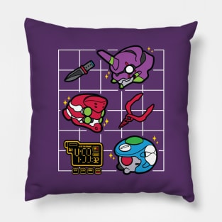 Evangelion Kawaii EVA Units Pillow