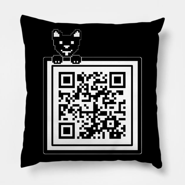 Scan for the goodest boys Pillow by Oh My Martyn