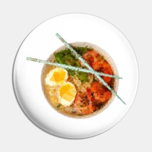 Low Poly Ramen Pin