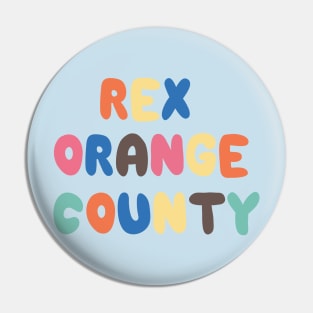 REX ORANGE COUNTY PONY COLORE Pin