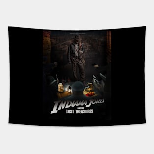 Indiana jones 2022 poster design Tapestry