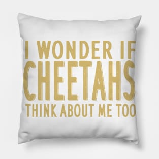 faster cheetah saying Lover Africa Pillow