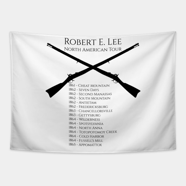 Robert E. Lee North American Tour Tapestry by Styr Designs