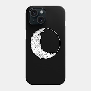 lady of the moon Phone Case