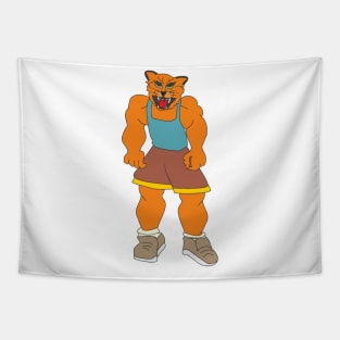 Tiger strongman Tapestry