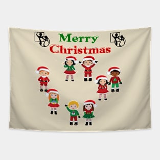 Christmas Kids Tapestry