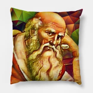 St. Jerome Snow Portrait | St. Jerome Artwork 15 Pillow