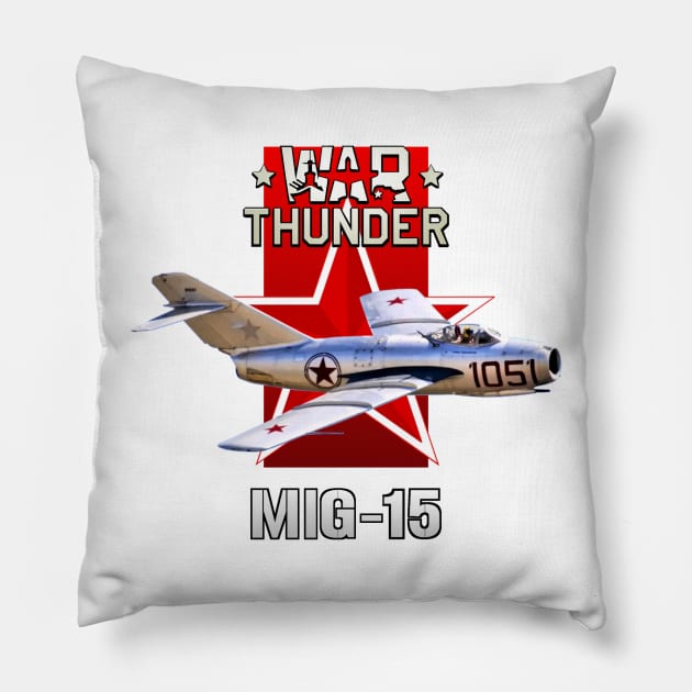 Mikoyan-Gurevich MiG-15 Pillow by MilMerchant