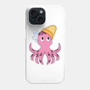 Octopus Ice cream cone Phone Case