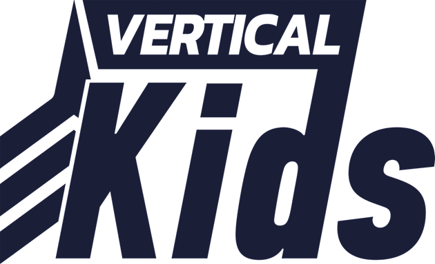 Vertical Kids - Blue Kids T-Shirt by VerticalMilwaukee