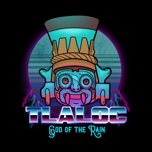 Tlaloc the god od the rain by absolemstudio