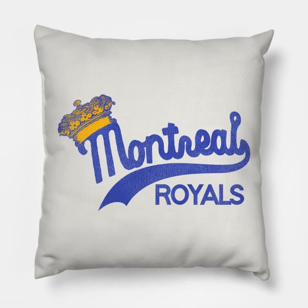 Defunct Montreal Royals Baseball Team Pillow by Defunctland