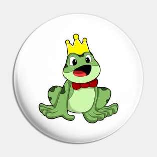 Frog as Frog prince with Crown Pin