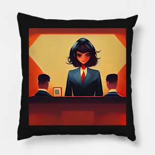 Secretary | Comics Style Pillow