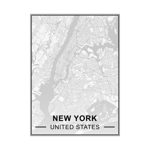 New York City Map by djhyman