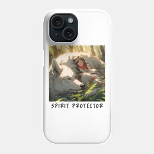 Anime Girl With Wolf Phone Case