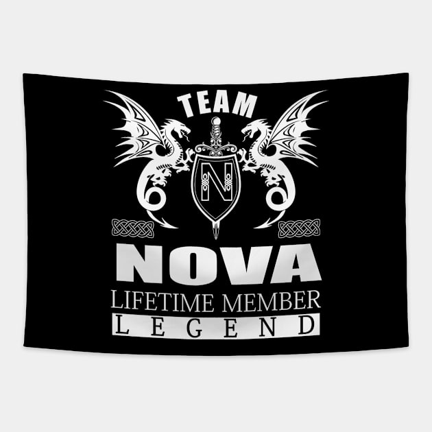 Team NOVA Lifetime Member Legend Tapestry by MildaRuferps