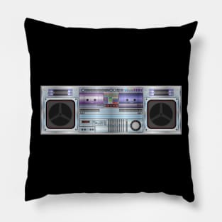 Boombox Radio Graphic Pillow