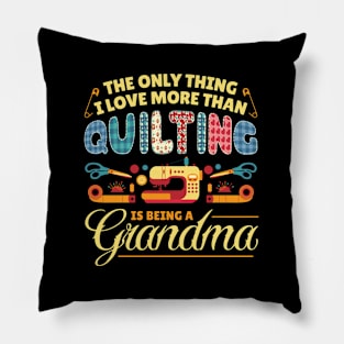 Quilting Quilt Sewing Grandma Machine Sew Sewer Quilter Pillow