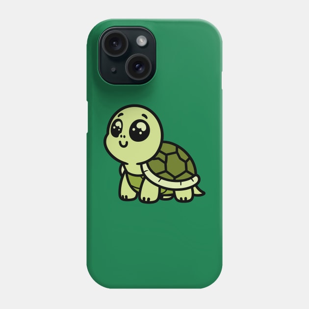 Cute Turtle Phone Case by KayBee Gift Shop