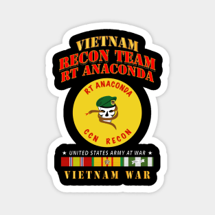 Recon Team - RT Anaconda - Vietnam War w VN SVC Magnet