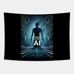 Humans vs AI Tapestry