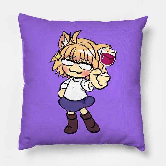 Mudwizard draws the classy smug neco arc / Tsukihime Pillow by mudwizard